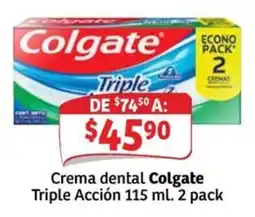 Soriana Mercado Colgate Triple Acción oferta