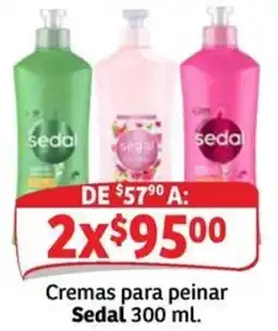 Soriana Mercado Sedal cremas para peinar oferta