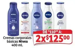 Soriana Mercado Nivea cremas corporales basicas oferta