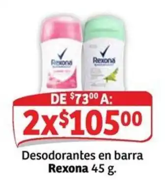 Soriana Mercado Rexona Desodorantes en barra oferta