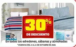 Soriana Mercado Edredones Sábanas Almohadas oferta
