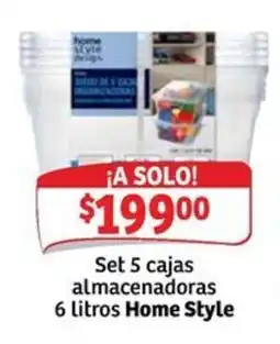Soriana Mercado Home Style almacenadoras oferta