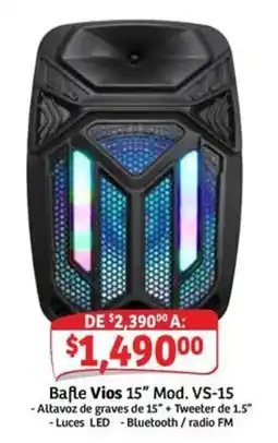 Soriana Mercado Bafle Vios 15" Mod. VS-15 oferta