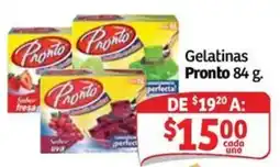 Soriana Mercado Pronto Gelatinas oferta