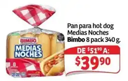 Soriana Mercado Bimbo Medias Noches oferta