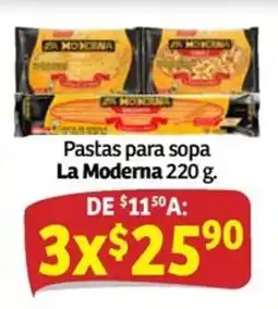 Soriana Mercado La Moderna Pastas para sopa oferta