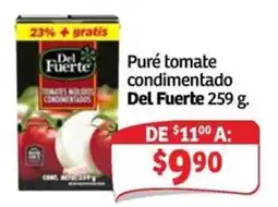 Soriana Mercado Del Fuerte puré tomate condimentado oferta