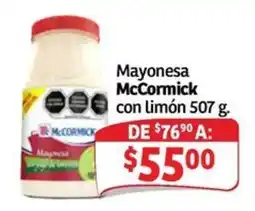 Soriana Mercado Mayonesa McCormick con limón oferta