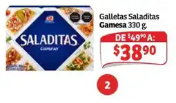Soriana Mercado Galletas Saladitas Gamesa oferta