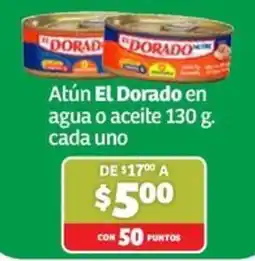Soriana Mercado El Doradoo Atún en agua o aceite cada uno oferta