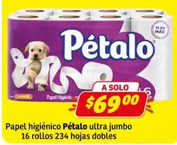 Soriana Express Pétalo papel higiénico ultra jumbo oferta