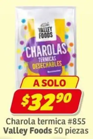 Soriana Express Valley Foods charolas termicas desechables oferta