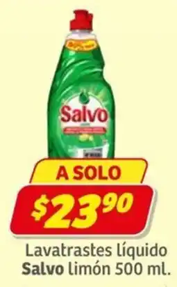 Soriana Express Salvo lavatrastes líquido limón oferta