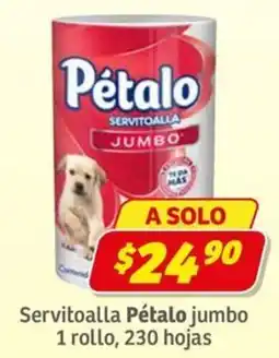 Soriana Express Pétalo Servitoalla Jumbo oferta