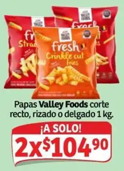 Soriana Mercado Papas Valley Foods oferta