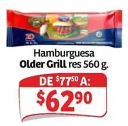 Soriana Mercado Hamburguesa Older Grill res oferta