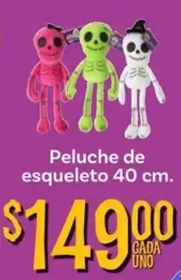 Soriana Mercado Peluche de esqueleto oferta