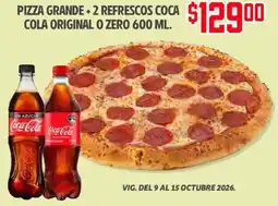Soriana Híper Coca-Cola Pizza Grande oferta