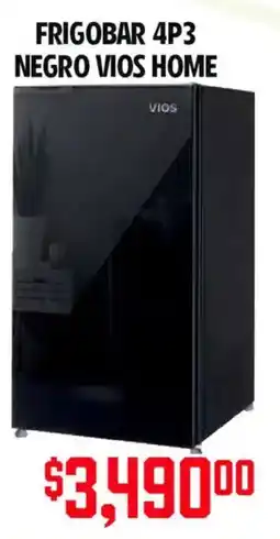 Soriana Híper Vios frigobar 4p3 negro oferta
