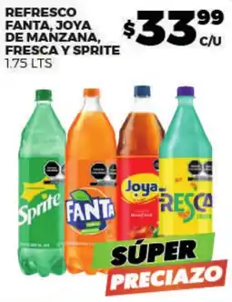 Merco Fanta, Joya de Manzana, Fresca y Sprite oferta