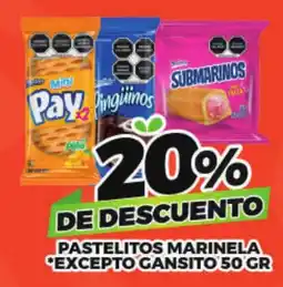 Merco Marinela pastelitos oferta