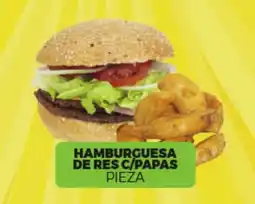 Merco Hamburguesa de Res c/Papas oferta