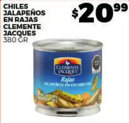 Merco Clemente Jacques Chiles Jalapeños En Rajas oferta