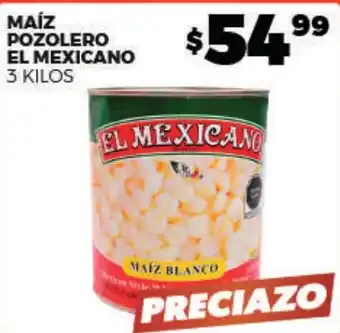 Merco el mexicano maíz pozolero oferta