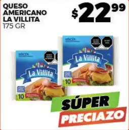 Merco La Villita Queso Americano oferta
