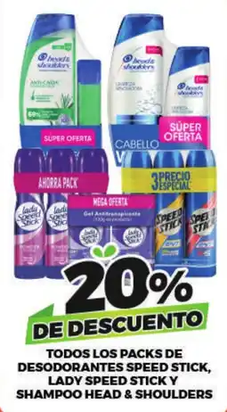 Merco head & shoulders lady speed stick oferta