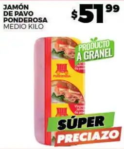 Merco Ponderosa jamón de pavo oferta