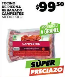 Merco Campestre tocino de pierna rebanado oferta