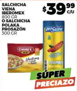 Merco proSazón salchicha polaka oferta