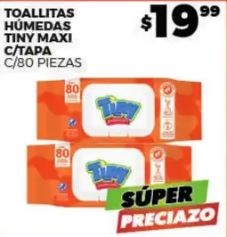 Merco Tiny toallitas húmedas tiny maxi oferta