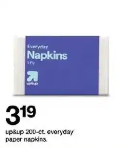 Target up&up everyday napkins oferta