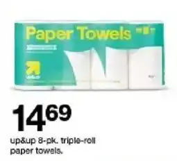 Target up&up paper towels oferta
