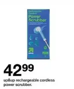 Target up&up rechargeable cordless power scrubber oferta