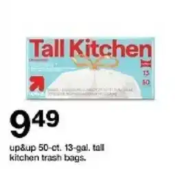 Target up&up tall kitchen trash bags oferta