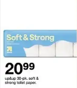 Target up&up soft & strong toilet paper oferta