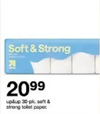 Target up&up soft & strong toilet paper oferta