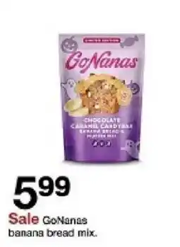 Target gonanas banana bread mix oferta