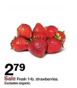 Target Fresh 1-lb. strawberries oferta