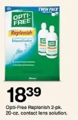 Target Opti-Free Replenish oferta