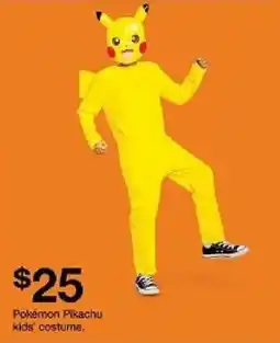 Target Pokémon Pikachu kids' costume oferta