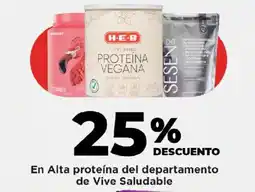 HEB H-E-B proteína vegana oferta