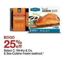 Target Select C. Wirthy & Co. & Sea Cuisine frozen seafood oferta