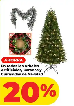 HEB Árboles Artificiales Coronas y Guirnaldas de Navidad oferta