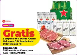 HEB Cerveza Amstel Heineken O Bohemia oferta
