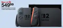 Target Nintendo Switch 2 console + Mario Kart World bundle oferta