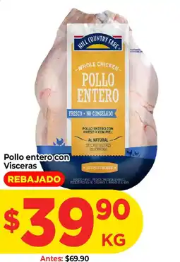 HEB Hill Country Fare Pollo Entero oferta
